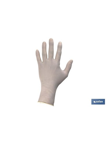 Caja 100 unidades Guantes De Latex T - L