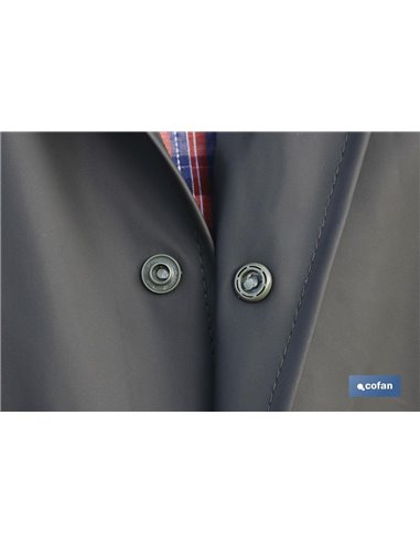 Abrigo Largo De Lluvia Verde Pu/Pvc Talla M