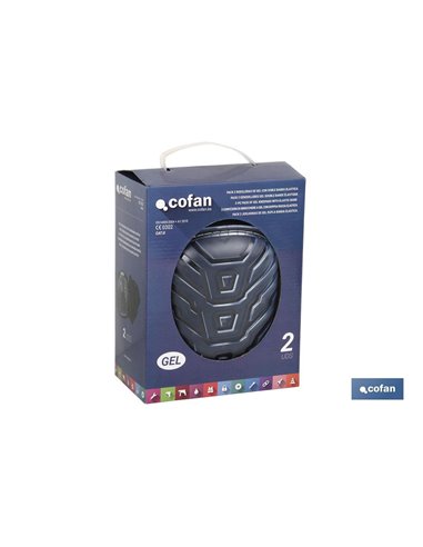 Pack 2 Rodilleras De Gel Doble Banda Elastica