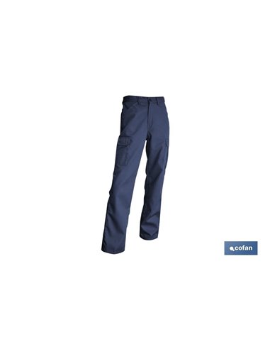 Pantalon Trabajo Servet 245 Gms/M Azul Marino T-40