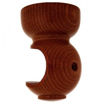 Suporte de Teto em Madeira Lisa 28x82 mm. Noz