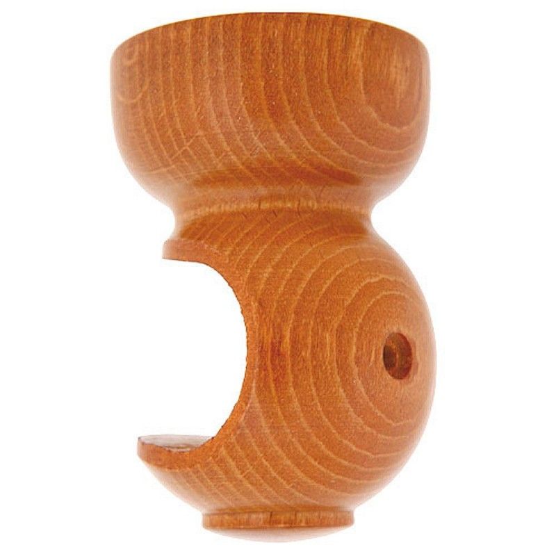 Soporte Madera Liso Techo 28x82 mm. Teca