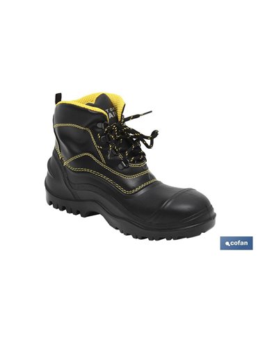 Bota Agua Baja Seguridad Sbh (Híbrida) Negra Talla 37