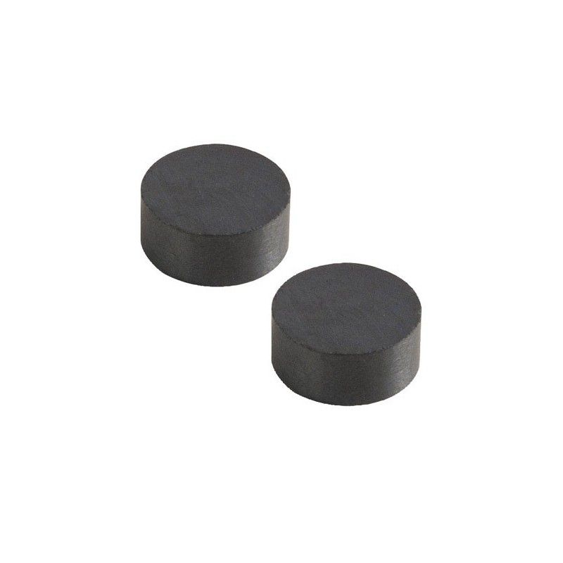 Íman redondo de ferrite Wolfpack Ø 22,5x10 mm. (Blister 2 peças)