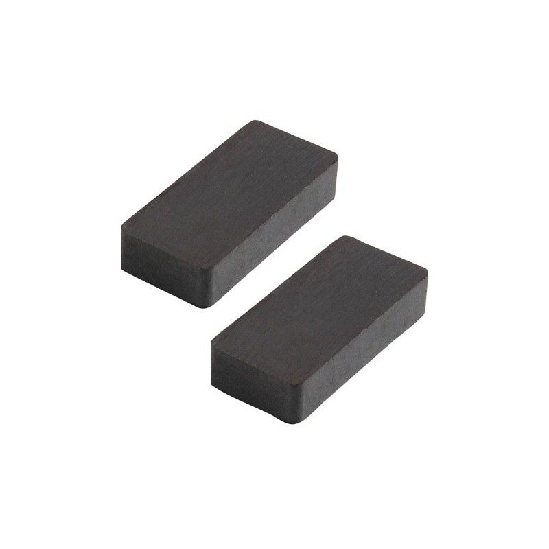 Íman de ferrite retangular Wolfpack 47x22x10 mm. (Blister 2 peças)