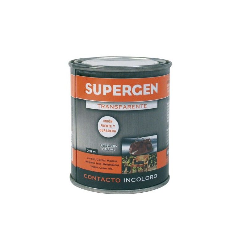 Pegamento Supergen Incoloro  250 ml.