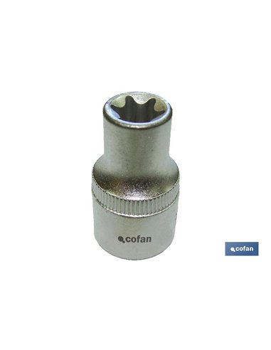 Llave De Vaso 1/4 Torx Hembra E-4