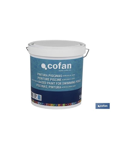 Tinta Acrílica para Piscina à Base de Água (Azul 5 Kg)