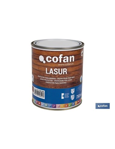 Lasur Protector Al Agua Para Madera Mate Teca 750 Ml