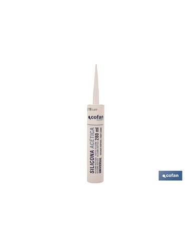 Silicona Acética Universal 280ml Translúcido