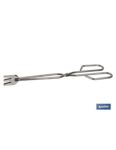 Pinza Barbacoa Inox con Pala 340 Mm