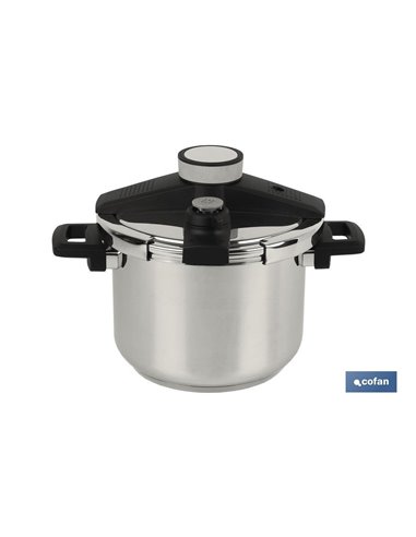 Olla Presión 6l Inox Inducción Modelo Queen