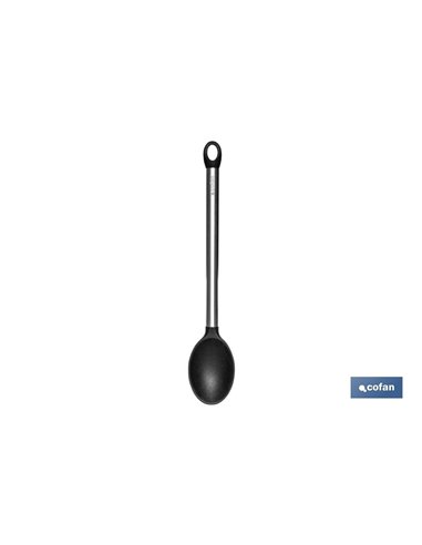 Colher de Cozinha em AÇO INOXIDÁVEL. E Silicone Modelo Neige 34 cm