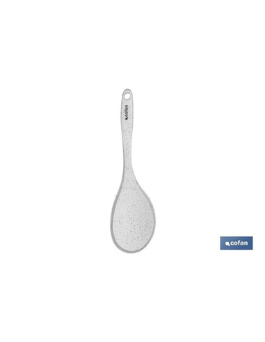 Colher de Cozinha Silicone Branca Modelo Bach 30 cm