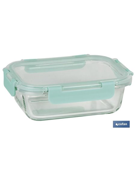 Set De 3 Recipientes De Borosilicato Modelo Agatha 640 Ml -1040 Ml-1520 Ml