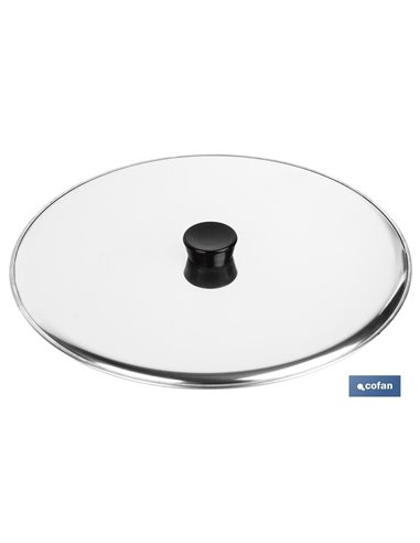 Tampa Giratória Tortilla Modelo Argan Aço Inox 30cm