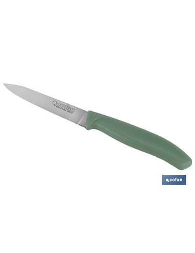 Pacote de 3 facas de renda verde 10cm modelo cominho