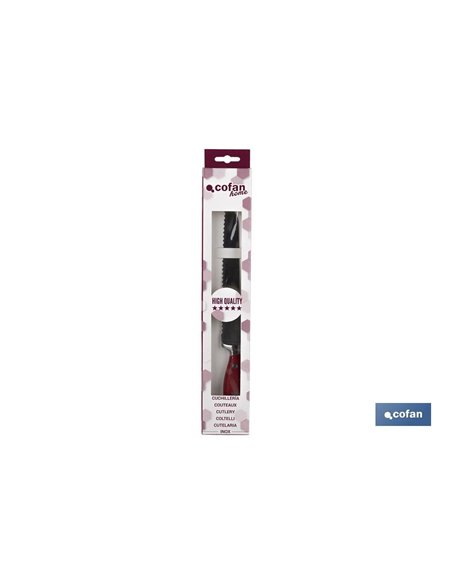 Cuchillo Panero Hoja 21cm Modelo Aguacejo Rojo