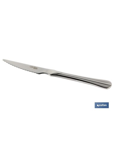 Bl 2uds Cuchillo De Carne Inox C-18/0 Modelo Bolonia 2 Mm