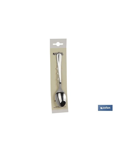 Bl 2uds Cuchara De Cafe Inox C-18/0 Modelo Bolonia 2 Mm