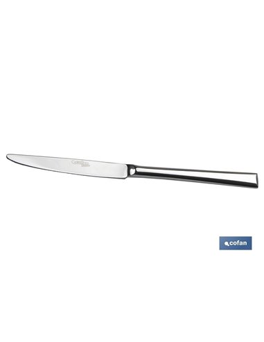 Bl 2uds Cuchillo De Mesa Inox C-18/10 Modelo Bari 2,5 Mm