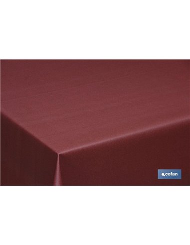 Toalha de mesa anti-manchas 140x140 M 50% algodão e poliéster modelo Protea