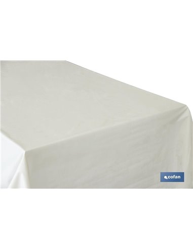 Protetor de Mesa 1.40x50m PVC Modelo Pureza Branca