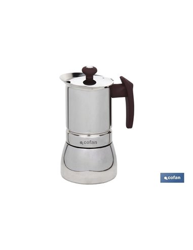 Cafetera Constanza 6 Tazas Acero Inox