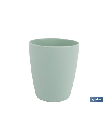 Vaso De Agua Verde Agua Modelo Nara 400ml (Venta Unitaria)