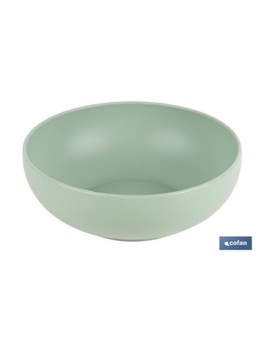 Tigela de Água Verde 16cm Modelo Nara 800ml (Venda Unitária)