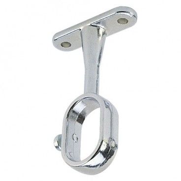 Suporte Central Oval Cromado