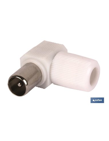 Conector Antena Macho Codo (9,5mm)