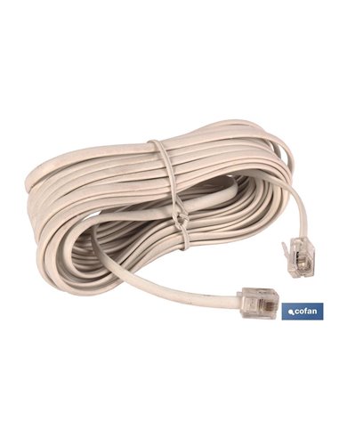 Cable Plano Telefono Con Tomas (2.2m)