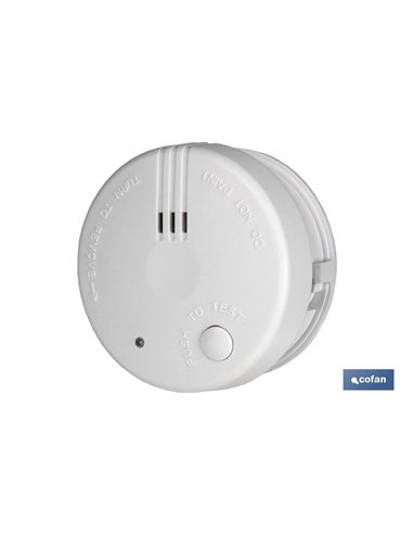 Mini detector de fumaça com alarme sonoro