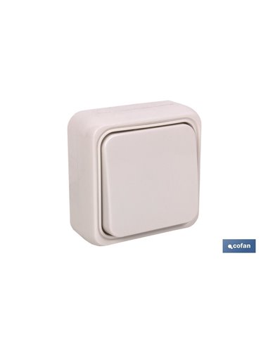 Interruptor de Superfície Modelo Atlantis 10a Branco