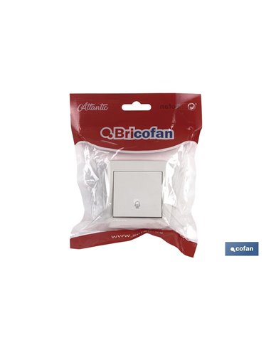 Pulsador Campana Superficie Modelo Atlantis 10a Blanco