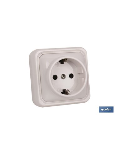 Base Bipolar Superficie Modelo Atlantis 16a. Blanco