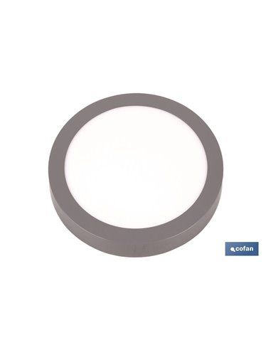 Downlight Superficie Aluminio 20w Ø225 Mm