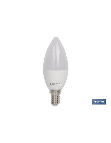 Bombilla Led 5w Vela E14 220º 400lm 3000k