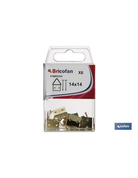 Blíster De 10 Uds. Cuelgacuadros 10 X 10 Mm