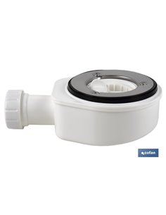 Cofan Válvula Sifónica para Plato Ducha, Orificio de 60 mm, Rejilla de  ø82 mm, Salida de Ø40 mm