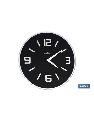 Reloj De Pared Ø43cm Cristal Modelo Livorno