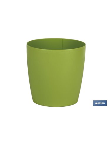 Maceta Camelia Color Verde 24.5x23.6cm