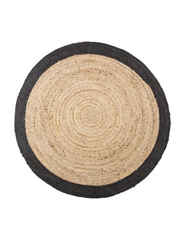 Tapis En Toile De Jute Noire 120cm Atmosphera La Tienda de Electricidad