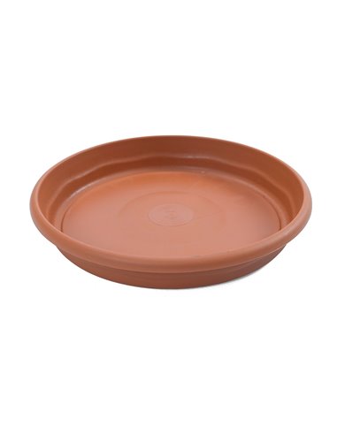 Plato de inyección para maceta Terra ø16cm terracota plástico