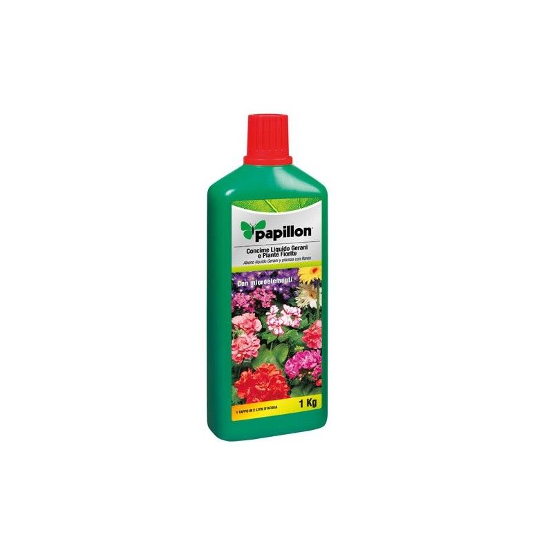 Fertilizante Líquido Papillon Gerânios e Flores 1kg