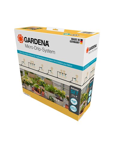 Conjunto inicial de irrigação para varanda Gardena