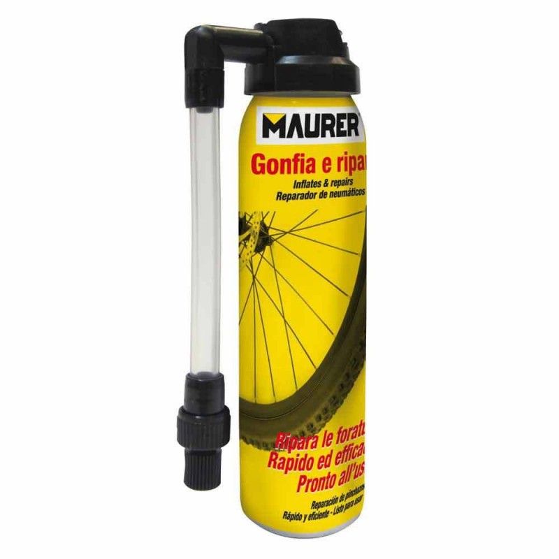 Spray reparador de insuflador de roda de bicicleta 100 ml.