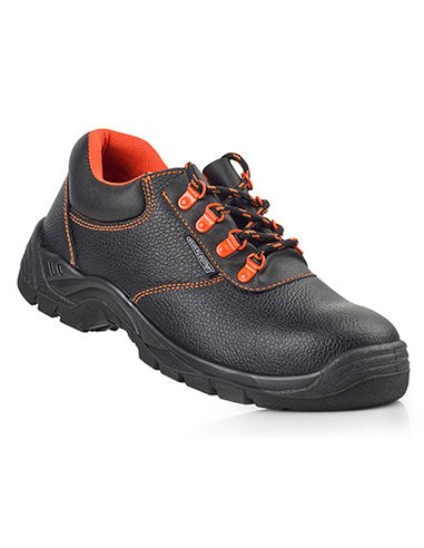 Sapatos de segurança de couro preto S3 SRC tamanho 47 Blackleather