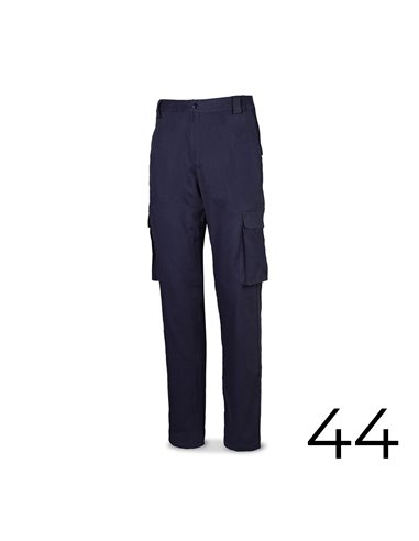 Calça Stretch 98% Algodão 2% Elastano 240g Azul Marinho Tamanho 44